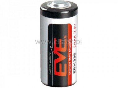 Bateria ( litowa ) 3,6V  ER17335 EVE 2/3A  17x34mm