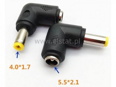 Adapter gn. 2,1x5,5 - wt.1,7/4.0 ktowy
