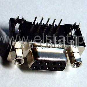 GN do druku ktowe 9 pin r-7,2 mm  DRB-09SR RS232