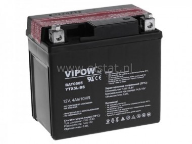 MC 1240 akumulator elowy 12V; 4Ah VIPOW; motor 