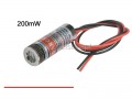 Laser liniowy 3-5V; 200mW czerwony; wiksza moc