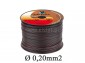 Kabel gonikowy 2x 0,20mm Cabletech CU czarno/cze