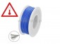 Kabel silikonowy- niebieski; cynowana mied 0,5mm2
