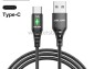 Kabel WT USB - WT USB typ C czarny 3m, 3.0v+ opl.