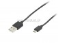 Kabel WT USB A - micro USB-B  0,85m ( HQ ) czarny