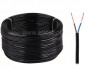 OMYP kabel energetyczny 2x0.5mm 300V paski czarny