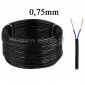 OMYP kabel energetyczny 2x0.75 300V paski czarny