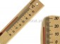 Termometr analogowy; drewno; buk; -20 do +50 C