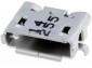 USB micro gniazdo typ AB SMD+ DIP5; 2 nogi pionowe