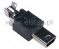 USB mini  B wtyk 5pin do lutowania przewodw