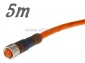Zcze proste eskie  M8; 3P + kabel 5m, orange