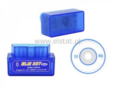 Interfejs ELM327 bluetooth. Brak pyty w zestawie