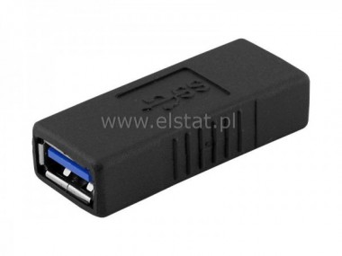 Adapter USB GN A - GN A  proste 3.0; 2x gniazdo