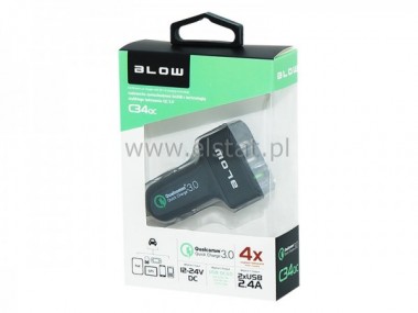 adowarka sam. 3.0  3x USB  (2x 2,4A + 1x QC3 )
