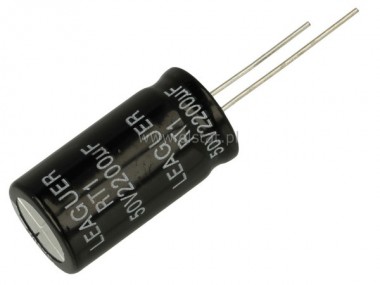2200uF  50V  kondensator; 105C; 16x31mm; Leaguer