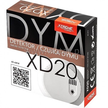 Detektor czujnik dymu XD20 230V 