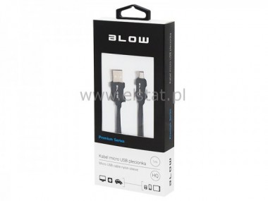Kabel WT USB-A/ micro USB-B 1m ( pleciony) BLOW