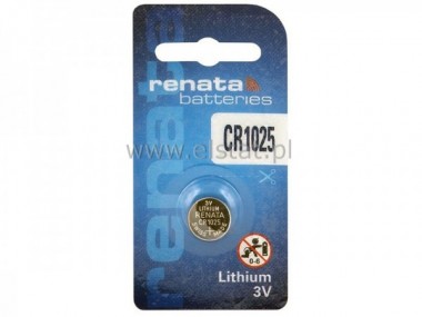 CR 1025  3V r.10mm  bateria Renata