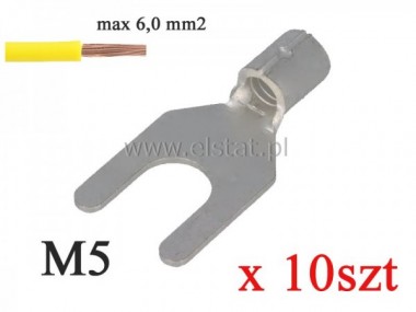 Konektor widekowy nieizol. 4-6,0mm2; M5  