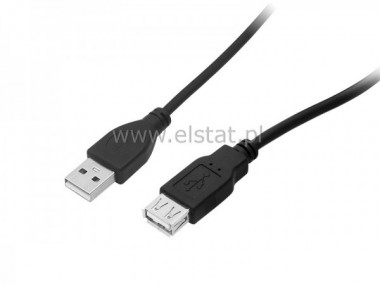 USB   AM  AF  kabel  WT- GN  3m  czarny