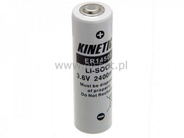 Bateria ( litowa)  3,6V ER14505  AA 2000mA
