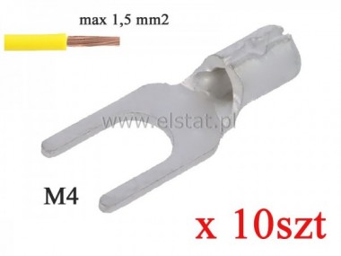 Konektor widekowy nieizol. 0,5-1,5mm2; M4;  