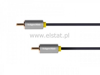 Kabel 1RCA-1RCA 1m Kruger&Matz Basic