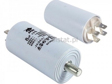 8uF  450V  kond. rozruchowy (2x konektor) 35x60,5