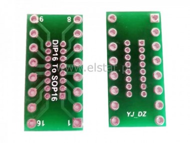 Adapter DIP16 na SO16 bez pin�w