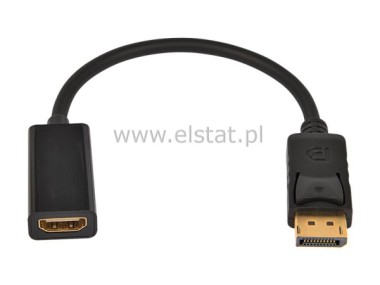 Adapter DisplayPort (m) - HDMI () na kablu