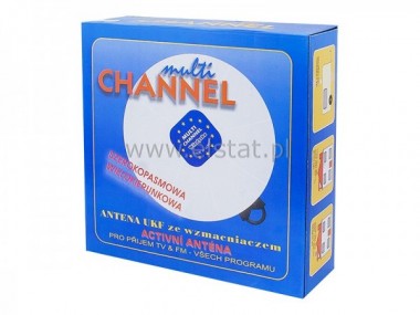 Antena UKF TV Multi Chanel z regulacj 24cm; biaa