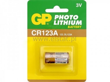 Bateria litowa 3V CR123A GP blister