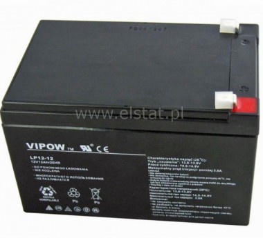 CP 12120 akumulator elowy 12V  12 Ah Vipow