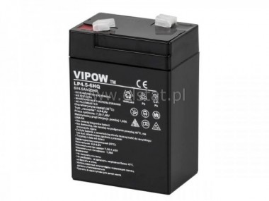 CP 645 akumulator elowy 6V  4,5 Ah HQ VIPOW