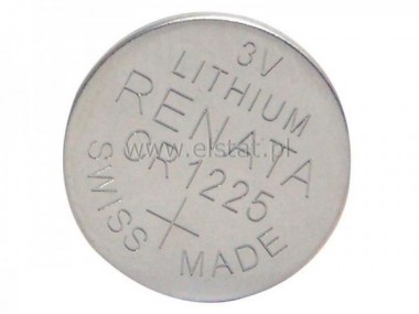 CR 1225 3V r.12mm bateria  RENATA