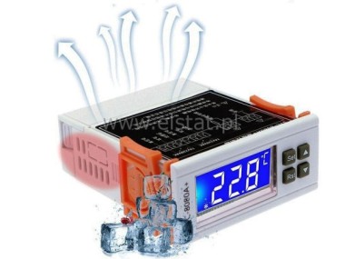 Cyfrowy regulator temperatury; 230V; LCD