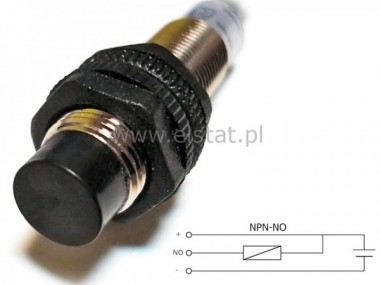 Czujnik indukcyjny TID1808 ZN ( NPN, NO, 3P) kabel