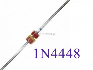 Dioda impulsowa 1N 4448  0,15A 100V = 1N4148