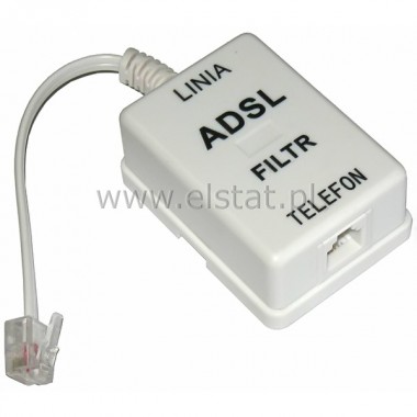 Filtr ADSL do połączeń telefonicznych