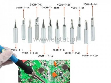 Grot do lutownic i stacji; L=4,2cm; metal; 1szt