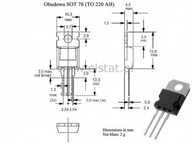 IRF 3205  N-CH Mosfet  55V  110A  200W TO220