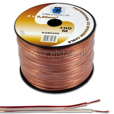 Kabel gonikowy 2x 1mm Cabletech CU