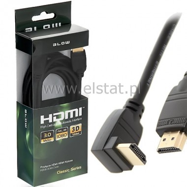 Kabel  HDMI - HDMI  3m  v1,4  4K2  ktowy CLASIC