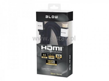 Kabel  HDMI - HDMI, 3m  v1,4  4K2  SILVER oplot