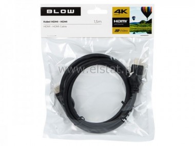 Kabel  HDMI - HDMI 4K Ultra HD BLOW 1.5m