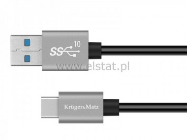 Kabel USB - USB typu C 10 Gbps 1 m Kruger&Matz