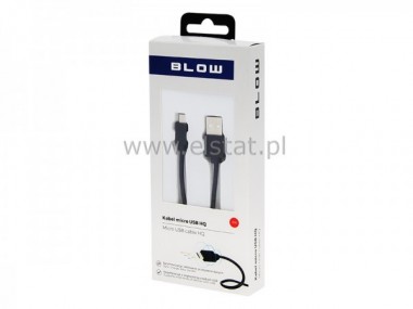 Kabel  WT USB - WT micro USB 1,0m ( czarny ) HQ