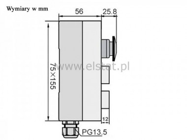 Kaseta 2 przyciski + Grzyb; 3P