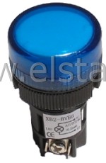 Kontrolka niebieska z diod LED   24VAC obud. plas