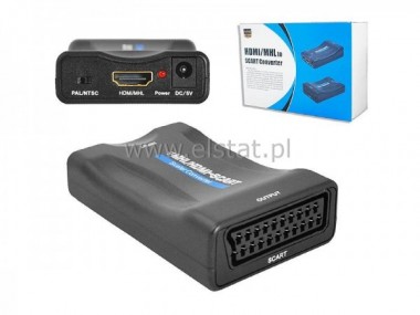 Konwerter HDMI  na SCART ( EURO, Cinch)